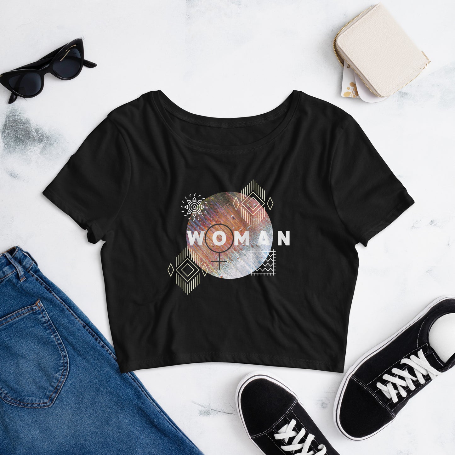 W♀️man (Women’s Crop Tee)