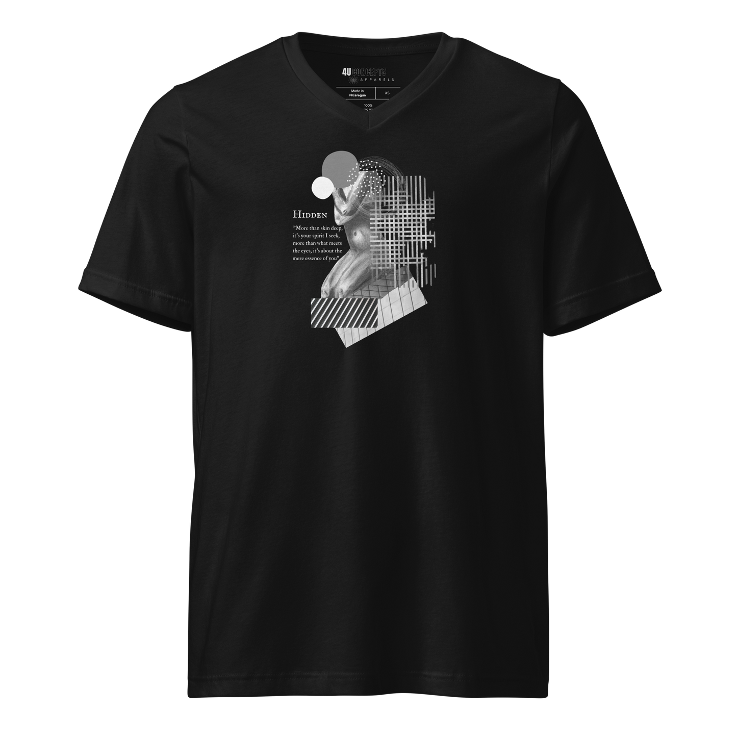 Hidden (More Than Skin Deep) Short Sleeve V-Neck T-Shirt