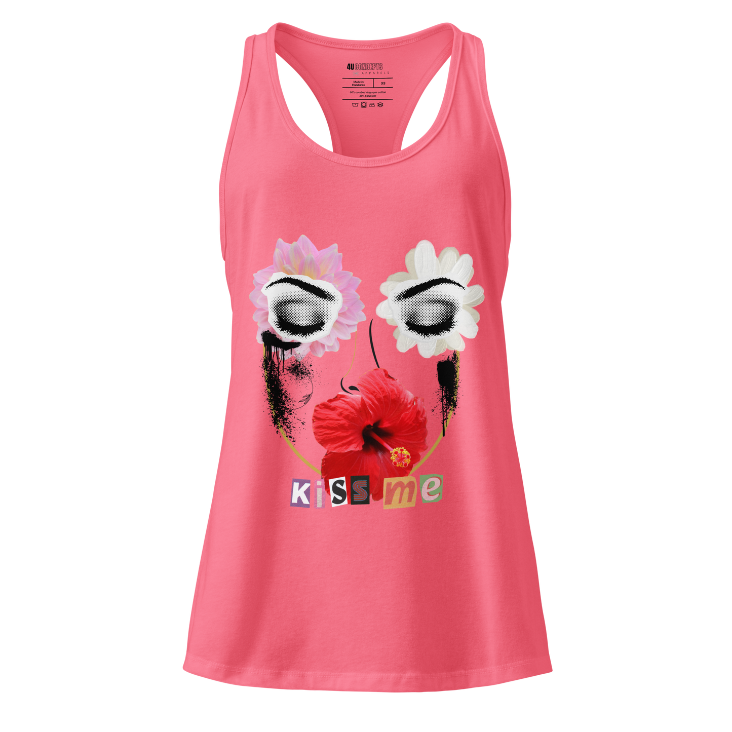 Women’s fitted racerback tank top
