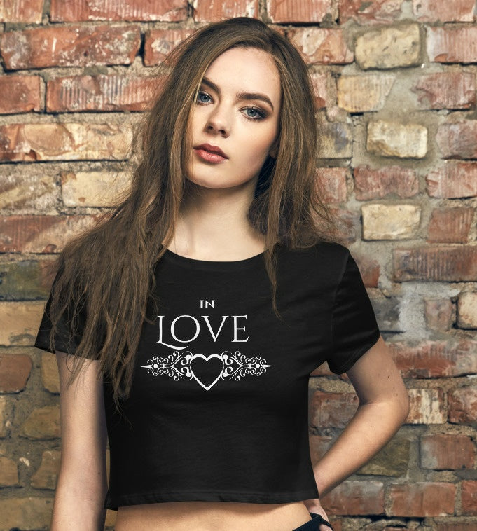 Let's Fall In Love (Women’s Crop Tee)